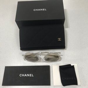 Chanel Pantos Acetone Women’s Sunglasses w/ Case Box Towel NWT Authentic